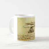 Mug Conception d'hélicoptère de Davinci (Devant gauche)