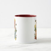 Mug Conception d'herbe de thé rétro (Centre)