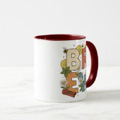 Mug Conception d'herbe de thé rétro (Devant droit)