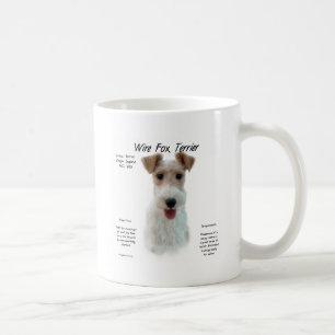Mug Conception d'histoire de Fox Terrier de fil