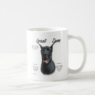 Mug Conception d'histoire de great dane (blackA)