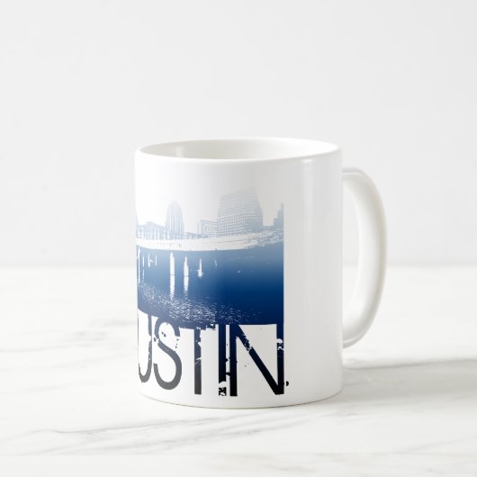 Mug Conception d'horizon d'Austin (Devant droit)