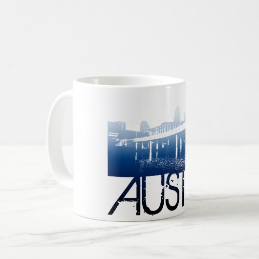 Mug Conception d'horizon d'Austin (Devant gauche)