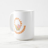 Mug Conception d'humour de chat mignon (Devant gauche)
