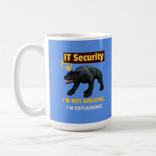 Mug Conception d'humour technologique expliquant la sé (Gauche)