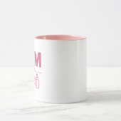Mug Conception d'icônes pour bébé de l'année de maman  (Centre)