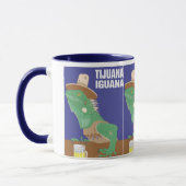 Mug Conception d'iguane de Tijuana (Gauche)