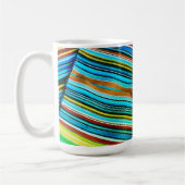 Mug Conception d'illusion de ligne verte (Gauche)