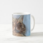 Mug Conception d'illustration de chat tigre (Devant droit)