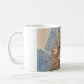 Mug Conception d'illustration de chat tigre (Gauche)