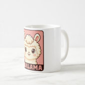 Mug Conception d'illustration de lama mignon (Devant droit)