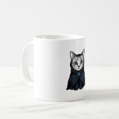 Mug Conception d'illustration de portrait de chat de g (Devant gauche)