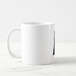 Mug Conception d'illustration de portrait de chat de g
