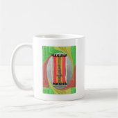 Mug Conception d'impression d'art vectoriel de lapin r (Gauche)