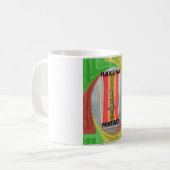 Mug Conception d'impression d'art vectoriel de lapin r (Devant gauche)