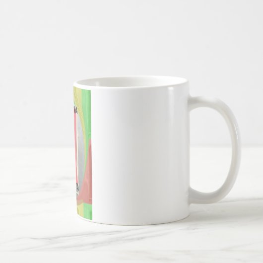 Mug Conception d'impression d'art vectoriel de lapin r (Droite)