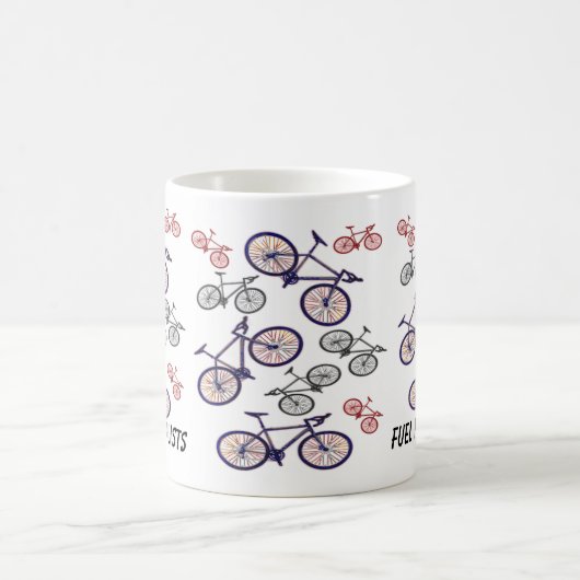 Mug Conception d'impression de bicyclette (Centre)