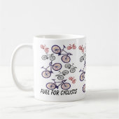 Mug Conception d'impression de bicyclette (Gauche)