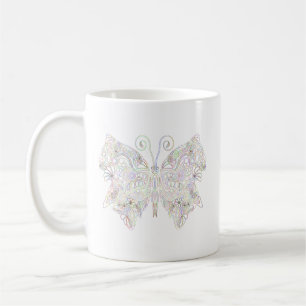 Mug Conception d'insectes papillons Nature colorée
