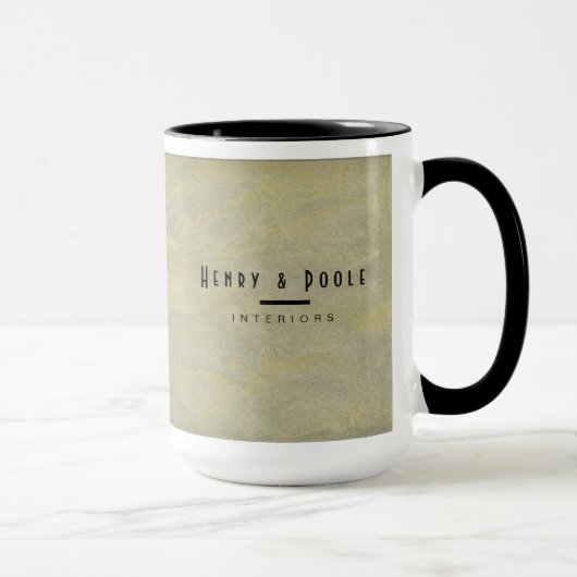 Mug Conception d'intérieur en plâtre métallique Marque (Droite)