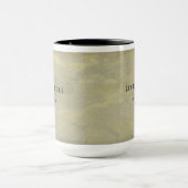 Mug Conception d'intérieur en plâtre métallique Marque (Centre)