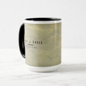Mug Conception d'intérieur en plâtre métallique Marque (Devant gauche)
