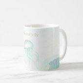 Mug Conception d'océan à l'aquarelle de méduse d'été (Devant droit)