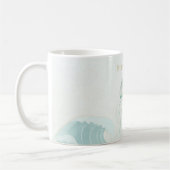 Mug Conception d'océan à l'aquarelle de méduse d'été (Gauche)