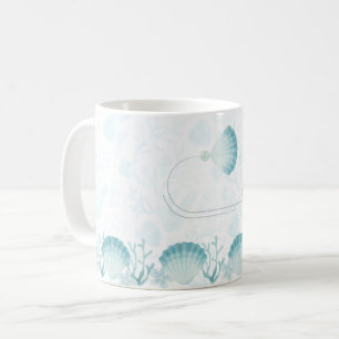Mug Conception d'océan aquarelle Perle d'Été