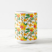 Mug Conception d'orchidées à l'aquarelle 9 (Centre)