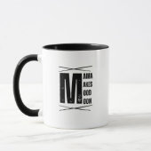 Mug Conception d'ours de lune d'humeur Minimal Mama (Gauche)