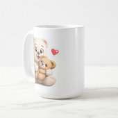 Mug Conception d'ours en peluche adorable et mignon (Devant gauche)