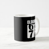 Mug Conception drôle d'anniversaire 70 ans Oldometer (Devant droit)