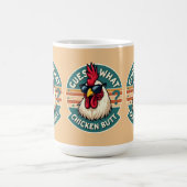 Mug Conception drôle de blague de poulet rétro (Centre)
