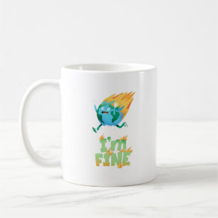 Mug Conception drôle de changement climatique Terre «