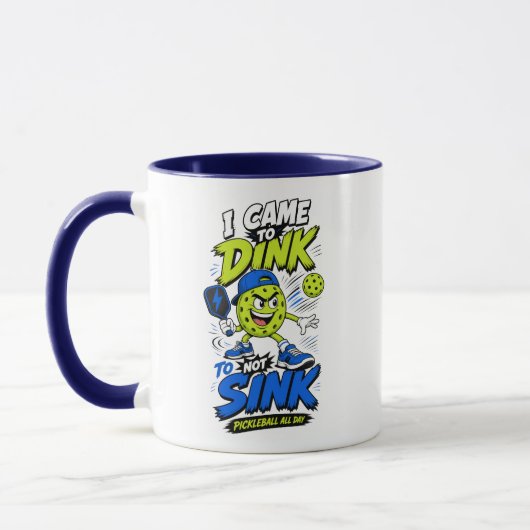 Mug Conception drôle de joueur de pickleball (Gauche)