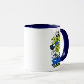 Mug Conception drôle de joueur de pickleball (Devant droit)