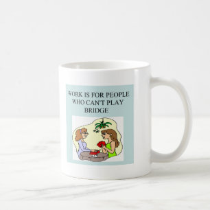 Mug conception drôle de plaisanterie de joueur de pont