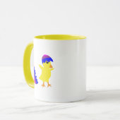 Mug Conception drôle de poussin qui se sent poulesque (Devant gauche)