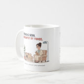 Mug Conception drôle de thérapeute maman Frenchie de f (Devant gauche)