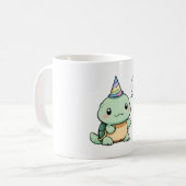 Mug Conception drôle de tortue "A atteint son apogée à (Devant gauche)