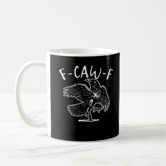 Mug Conception drôle F Caw F (Gauche)