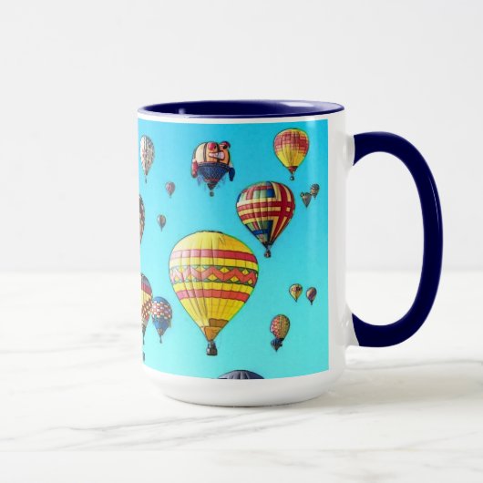 Mug Conception du Art numérique de la Fiesta Balloon à (Droite)