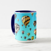 Mug Conception du Art numérique de la Fiesta Balloon à (Devant gauche)