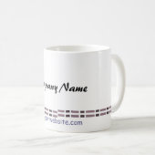 Mug Conception du bureau de liaison de raisin (Devant droit)