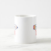 Mug Conception du crayon enseignant de l'éducation spé (Centre)
