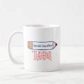 Mug Conception du crayon enseignant de l'éducation spé (Gauche)