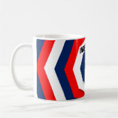 Mug Conception du drapeau américain (Gauche)