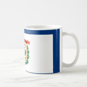 Mug Conception du drapeau de l'État de Virginie-Occide