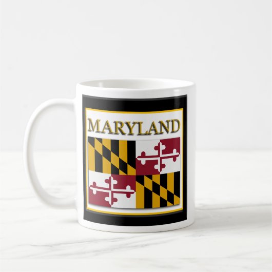 Mug Conception du drapeau de l'État du Maryland (Gauche)
